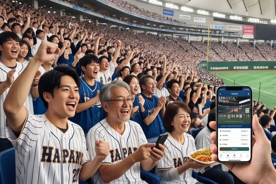 観客で満員のスタジアム