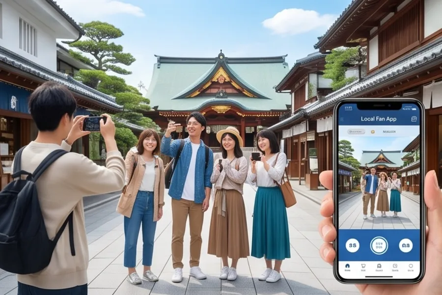 観光地の街並み