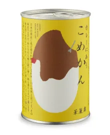 「カレーにあう こめかん」の缶